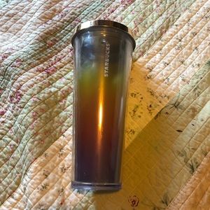 Starbucks ombré rainbow tumbler